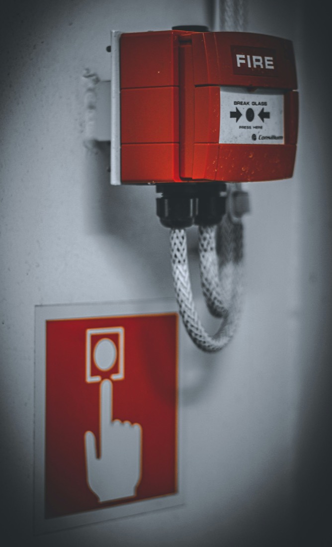 Protec fire alarm break-glass call point